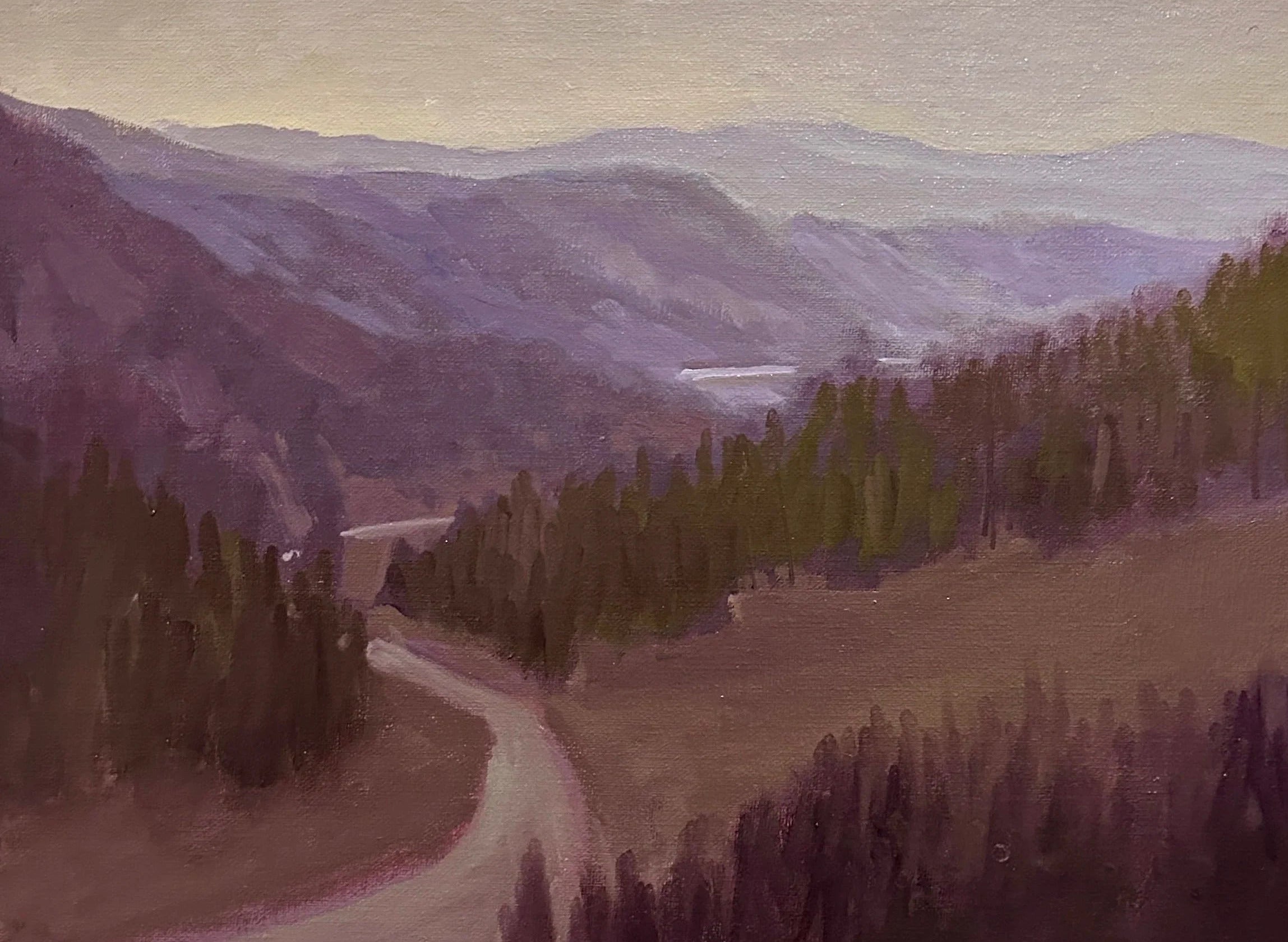 Breckenridge during the Mud Season — Oil on Linen by Jeremy Vlcan