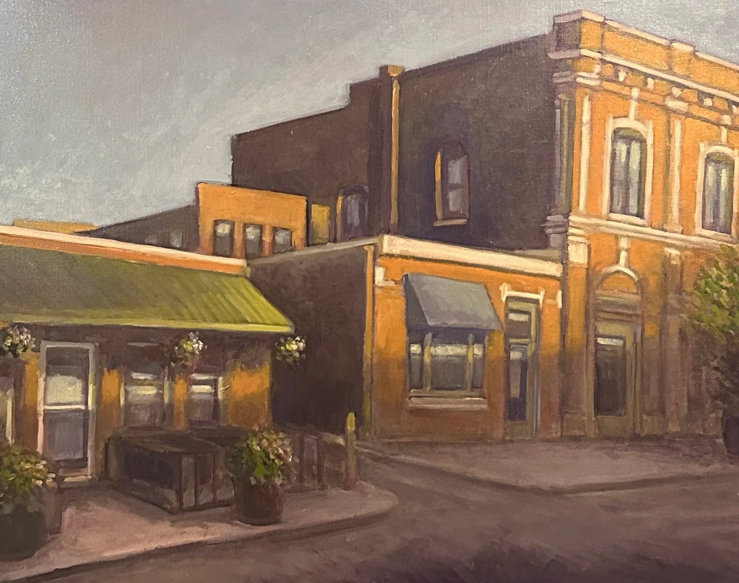 Dundee at First Light — Oil on Canvas by Jeremy Vlcan