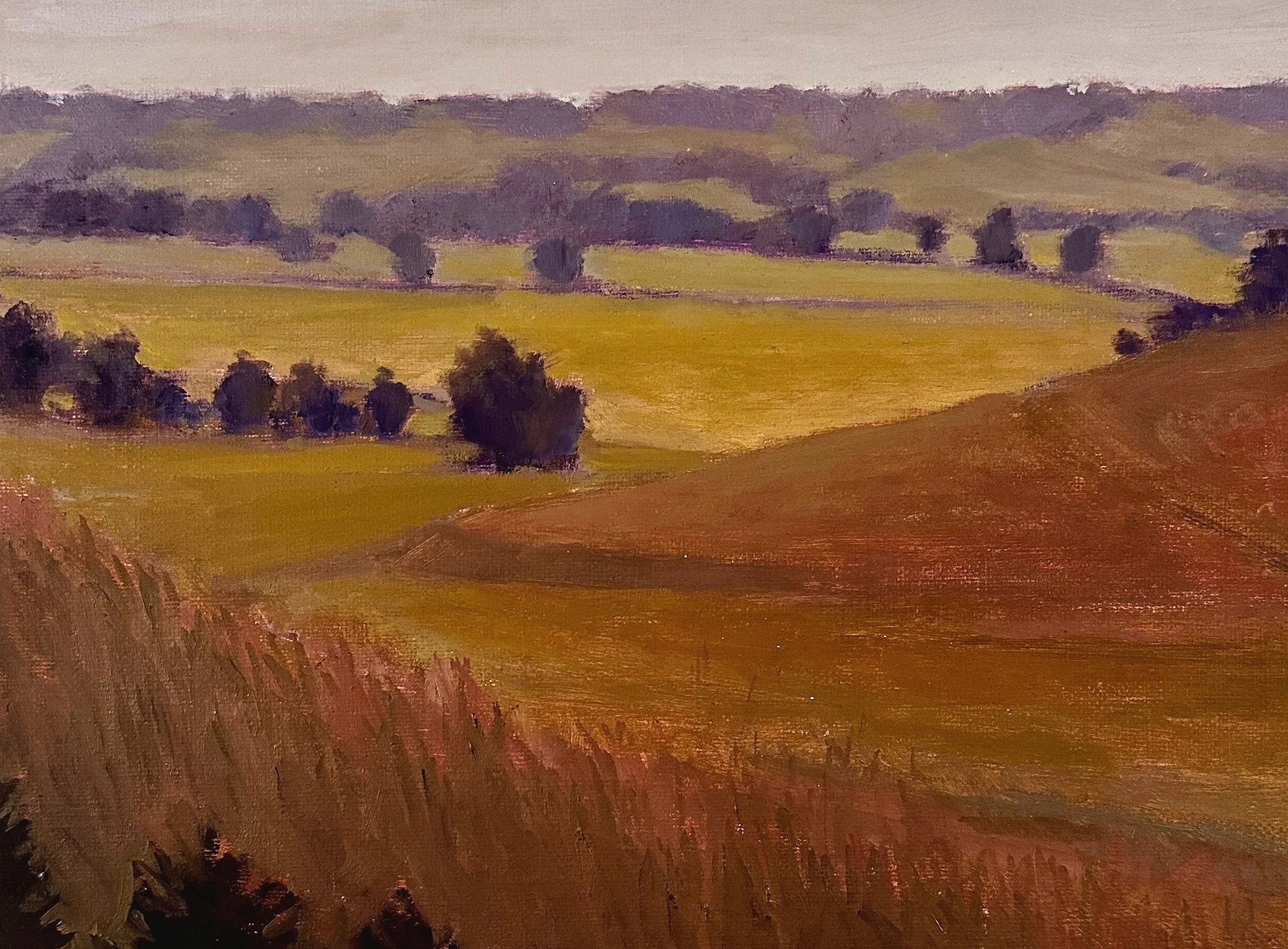 Hitchcock Valley — Oil on Linen by Jeremy Vlcan