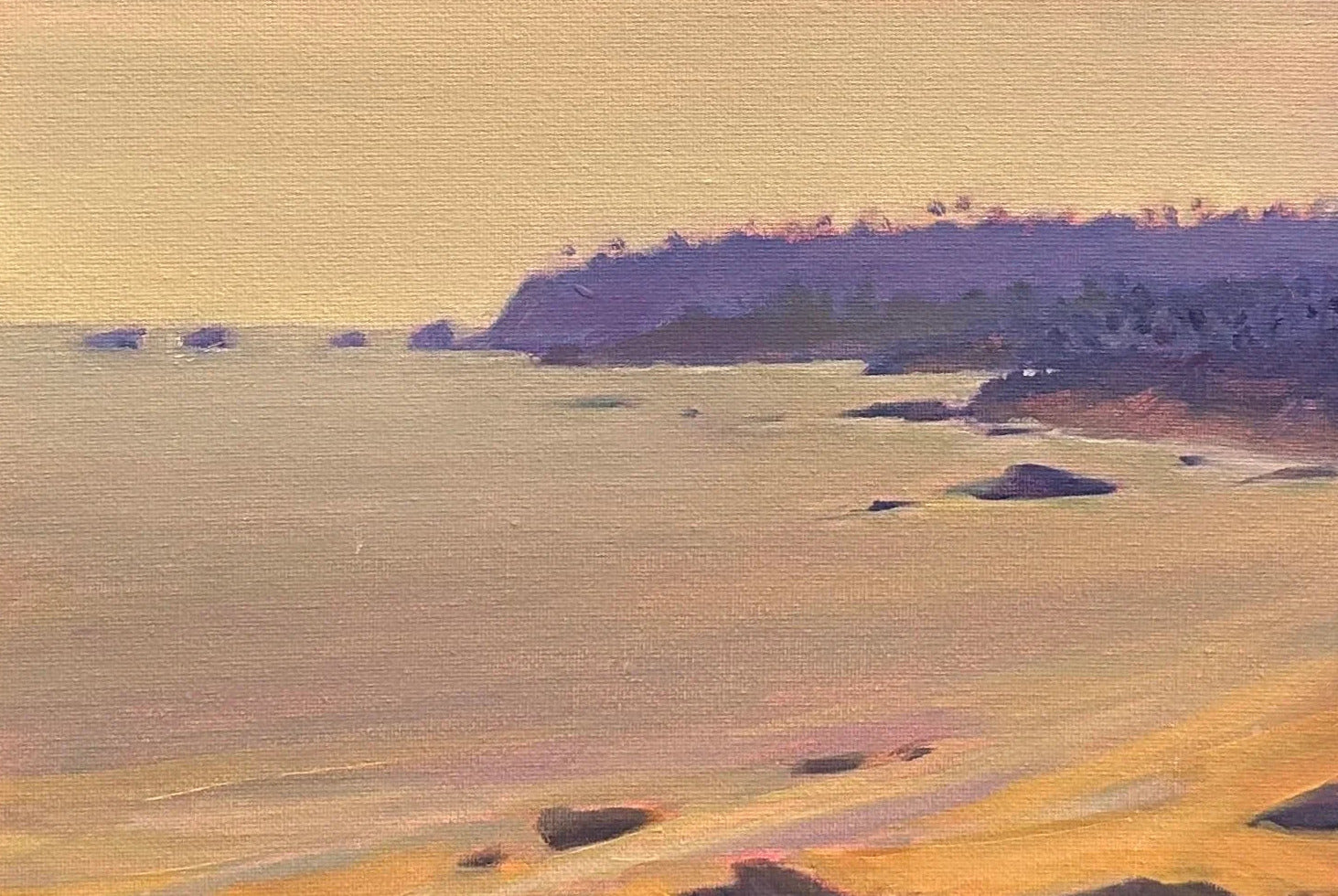 Laguna Beach Coastline — Oil on Linen by Jeremy Vlcan