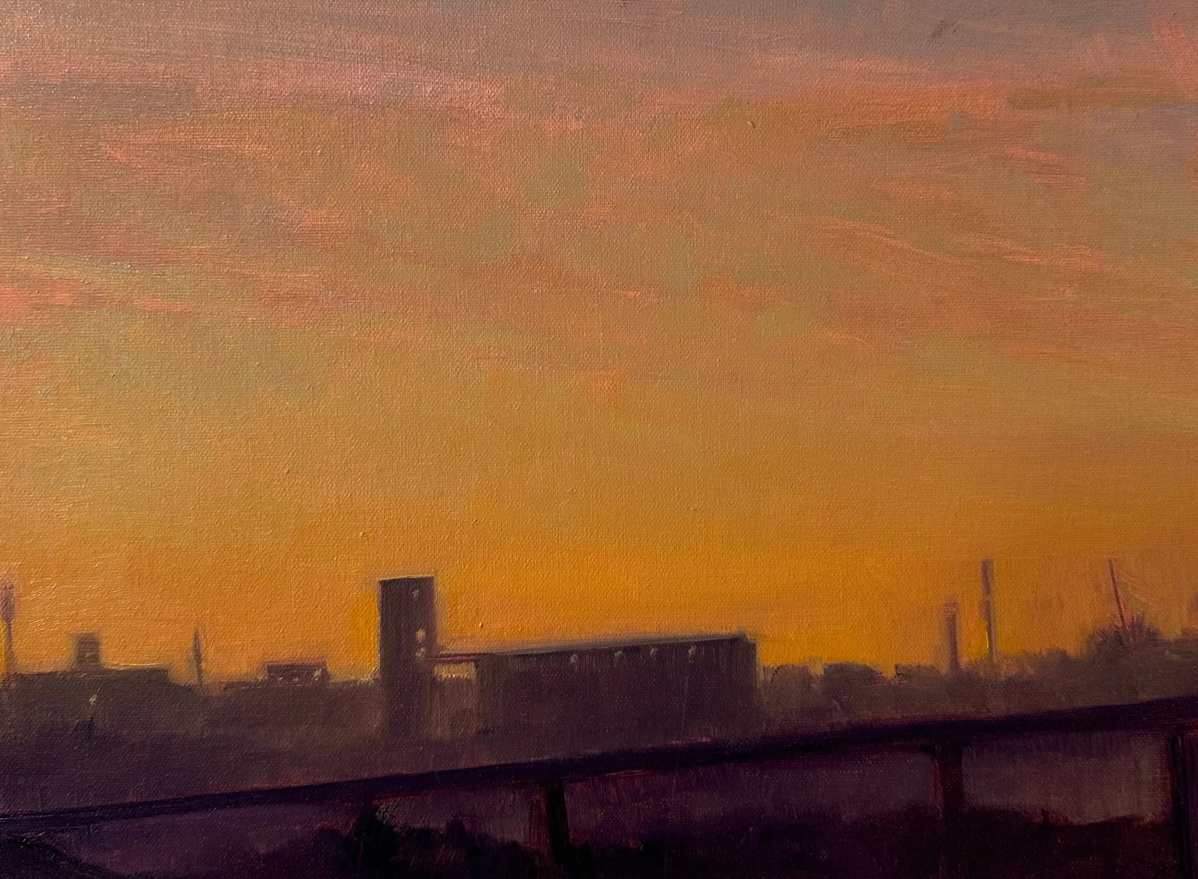 On the Way to the Airport — Oil on Canvas by Jeremy Vlcan