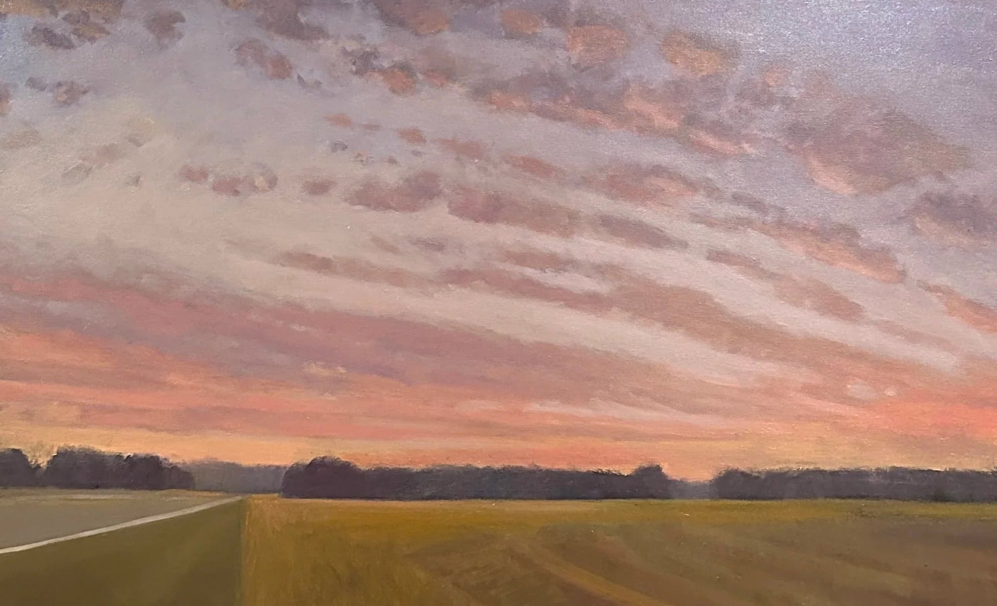 Walk to the Dirt Road — Oil on Canvas by Jeremy Vlcan