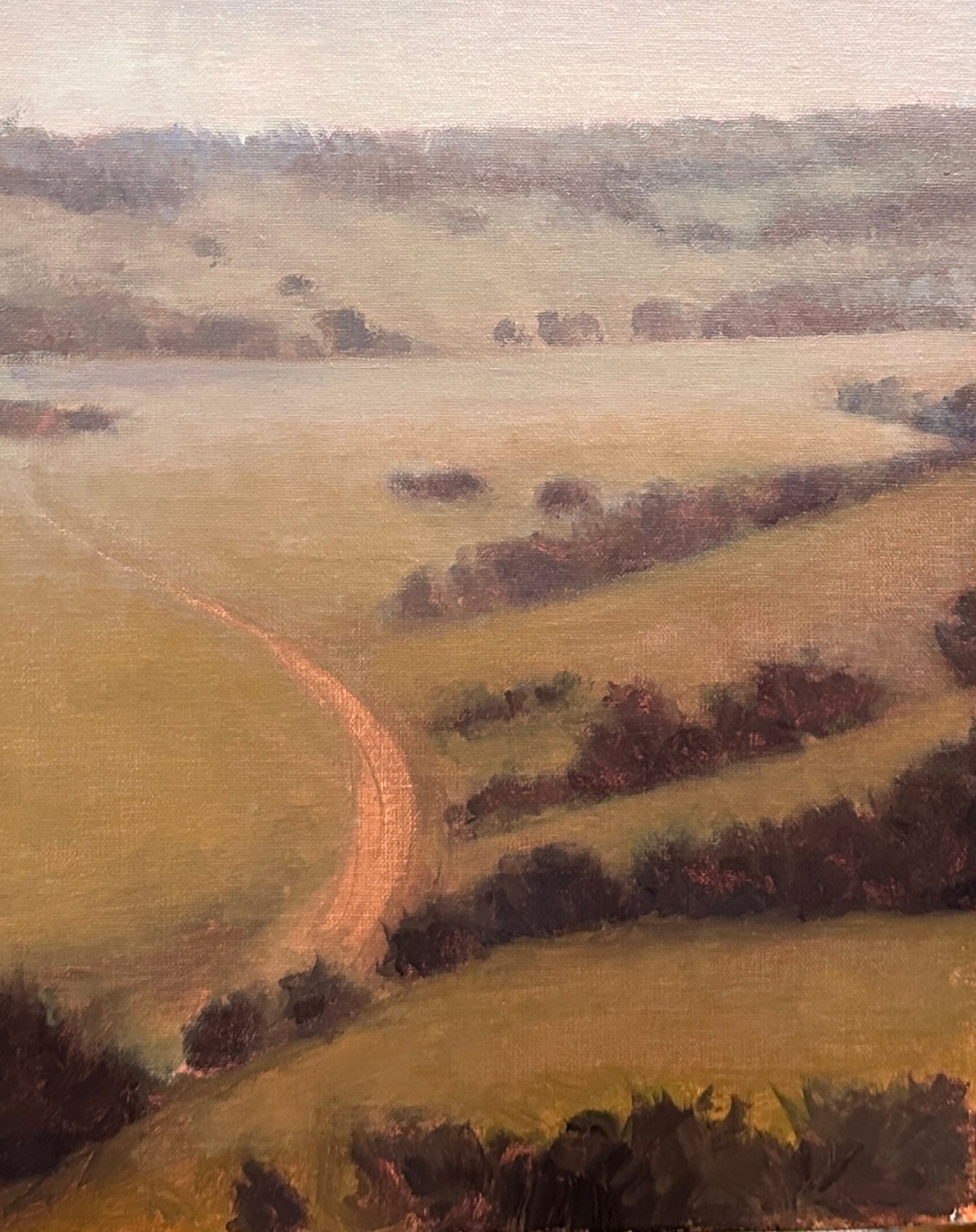 Badger Ridge Trail #11 — Oil on Linen by Jeremy Vlcan