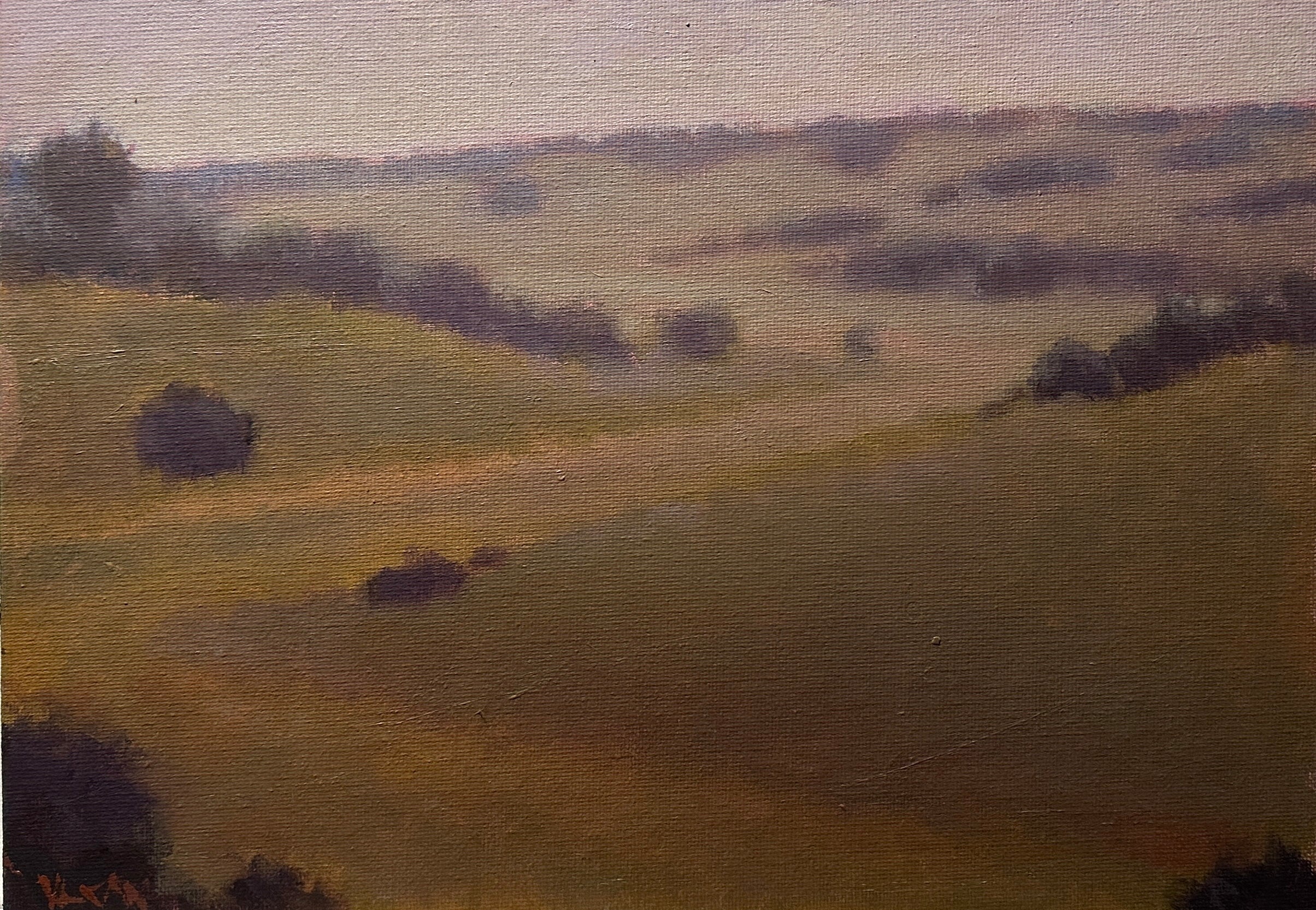 Badger Ridge Trail #12 — Oil on Linen by Jeremy Vlcan