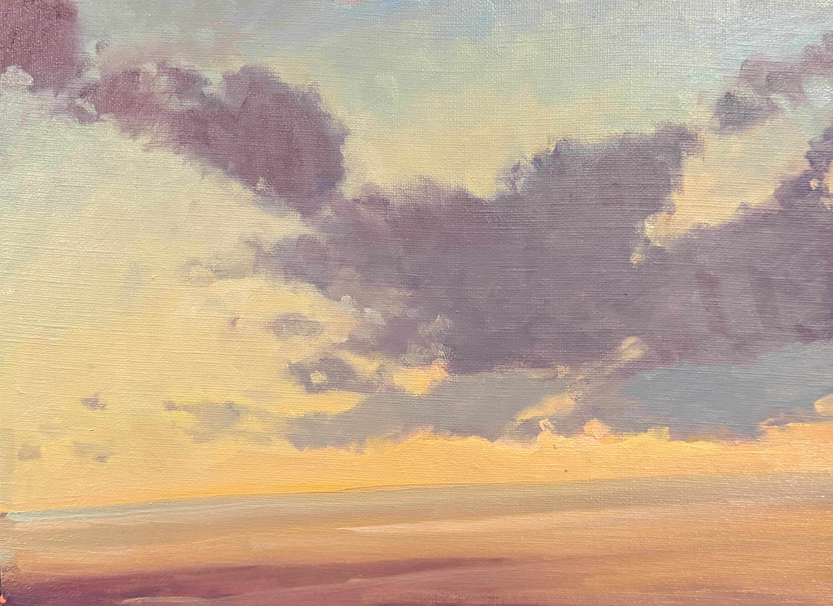 Cloud Study — Oil on Linen by Jeremy Vlcan