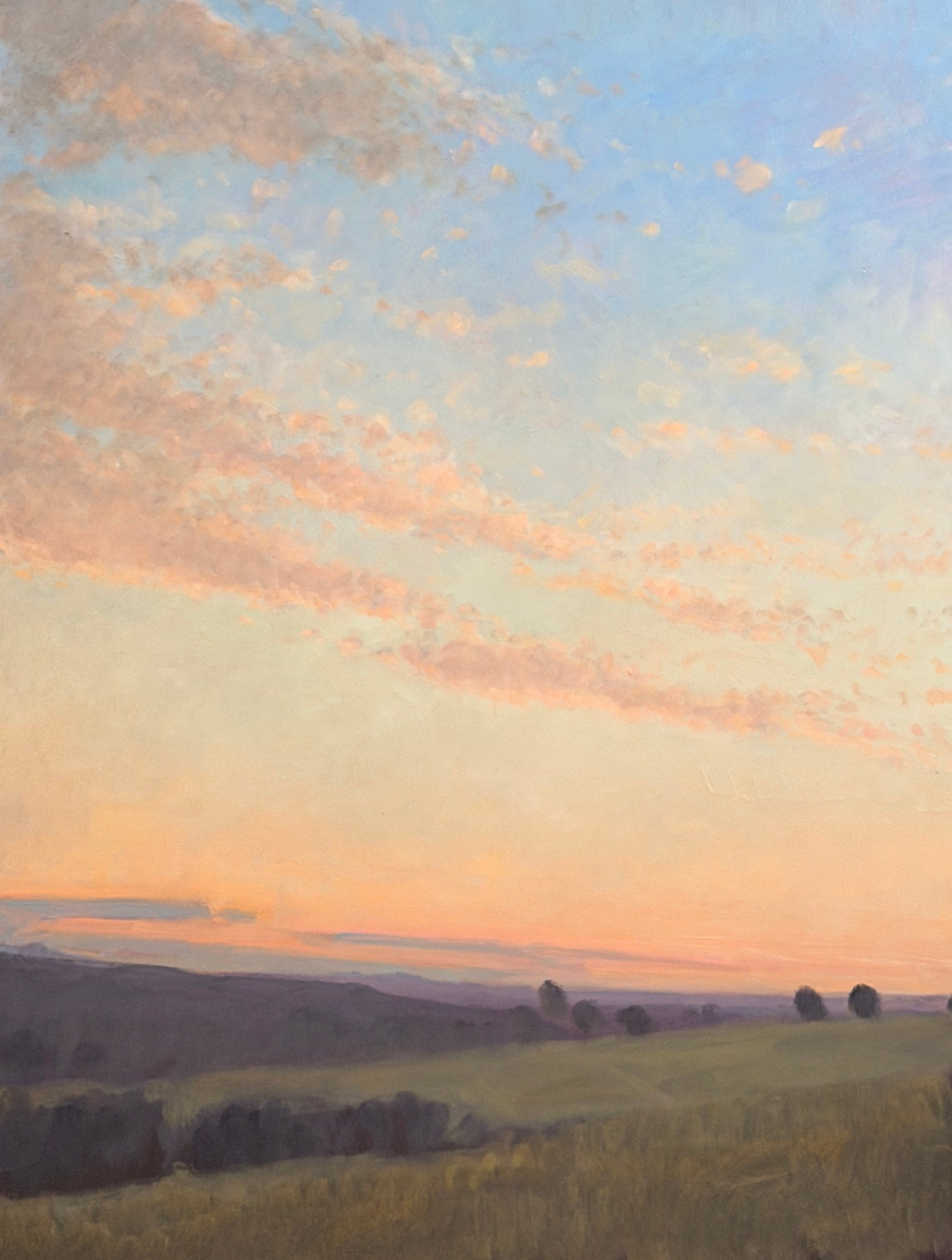 Elkhorn Valley Sunset — Oil on Canvas by Jeremy Vlcan