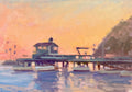 Green Pier Catalina — Oil on Linen by Jeremy Vlcan