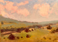 Sunny day hiking — Oil on Linen by Jeremy Vlcan