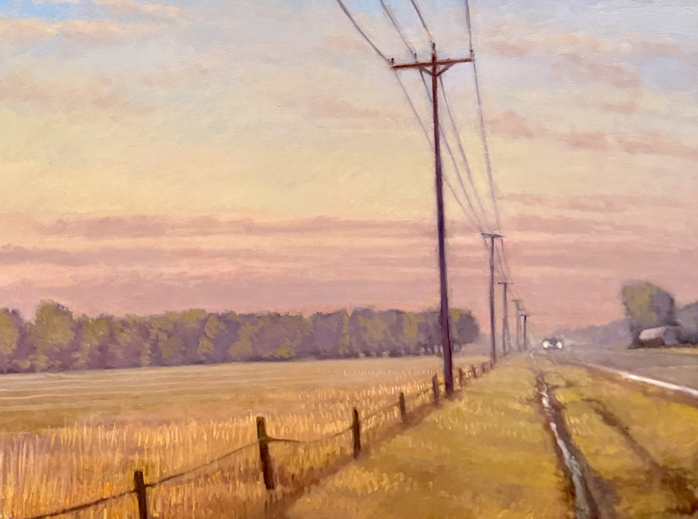 Walk to the Dirt Road 2 - oil on canvas by Jeremy Vlcan